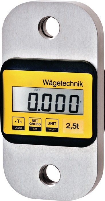 Zugkraftaufnehmer Messber.0-50 t Ziffernschritt 10kg m.Digitalanz.u.Funkübertr.