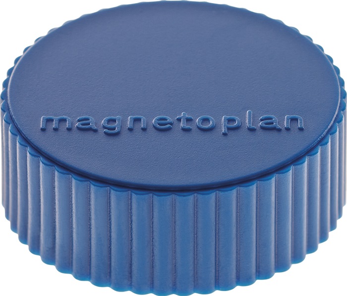 Magnet Super D.34mm dunkelblau MAGNETOPLAN - Inhalt 10 Stück