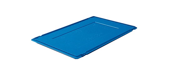 Kombideckel f.Sichtlagerkasten 400 x 300mm PP blau