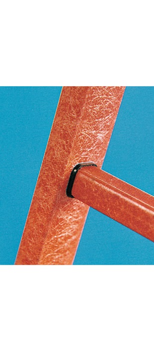 Stehleiter 2x8 Sprossen GFK Leiterlänge 2440mm Arbeits-H.b.ca.3650mm ZARGES