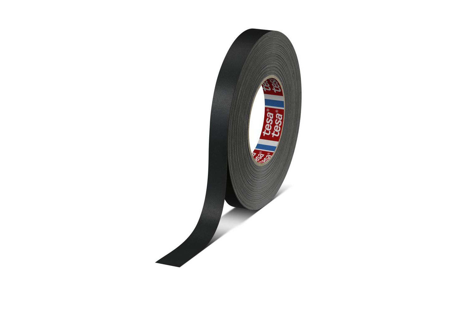 Premium Gewebeklebeband, 19mm breit x 50lfm., schwarz, TESA 4651
