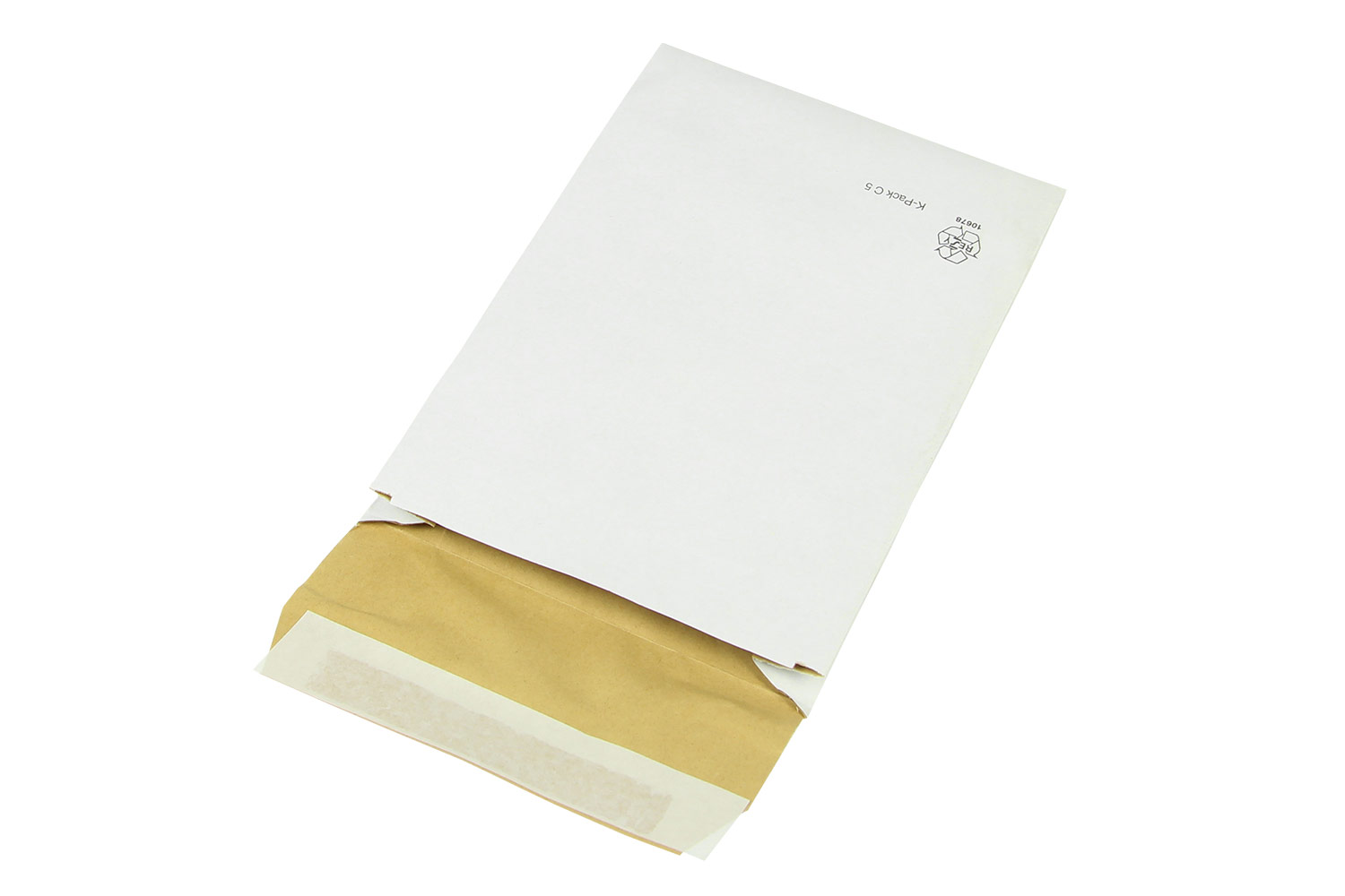 Polster-Versandtasche, 162 x 229 x 50 mm, weiß, DIN C5, K-Pack