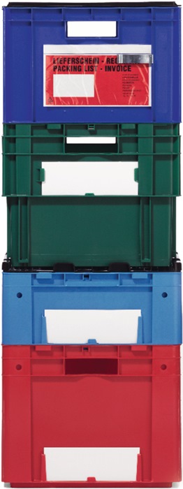 Drehstapelbehälter PP blau L600xB400xH420mm LA-KA-PE