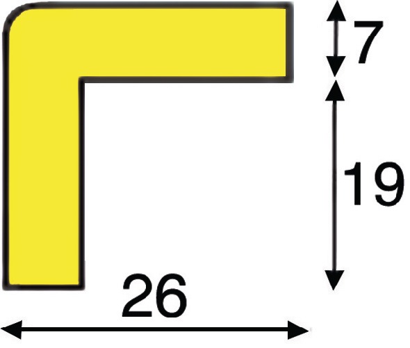 Eckschutz rot-weiß 5000mm PUR-Schaum Typ E