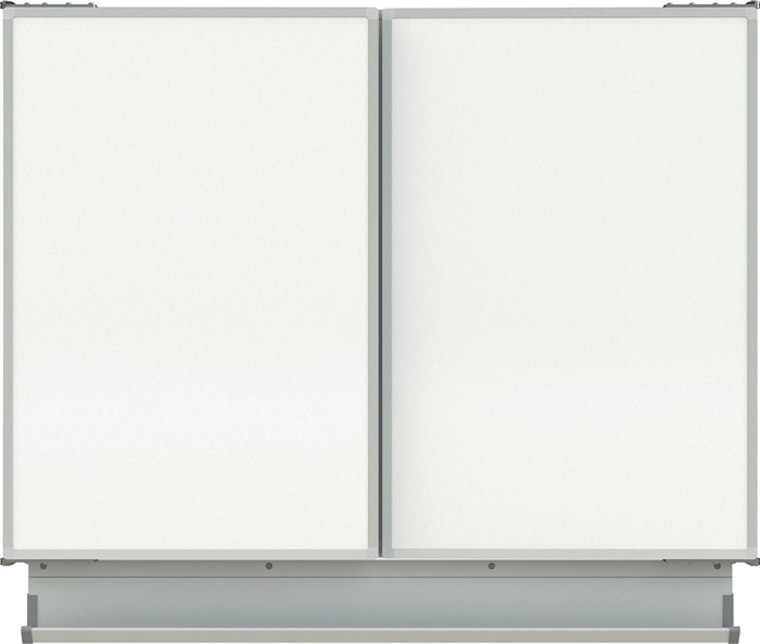 Multi-Flächentafel B1200xH900mm Emaille weiß magn.m.5 Tafelflächen