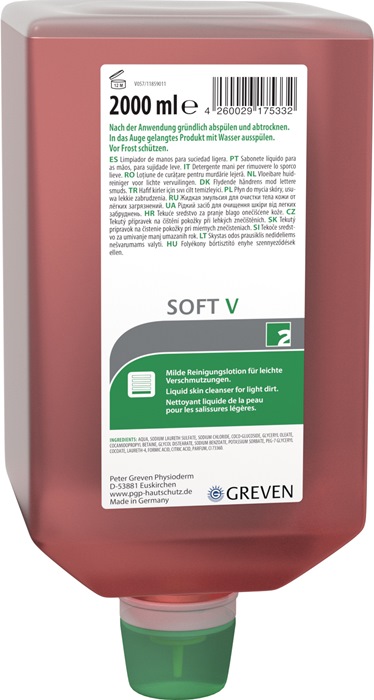 Hautreinigungslotion GREVEN® SOFT V 2l Flasche f.9000 473 404