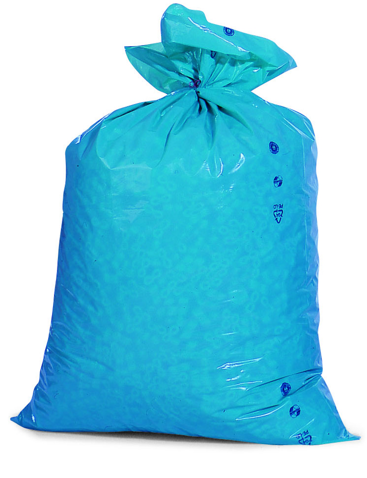 Müllsäcke 120l,  700 x 1100 mm  -   blau,  100µ