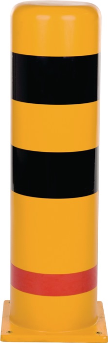 Rammschutzpoller Rohr-Ø273xH1000mm gelb z.Aufdübeln Polyurethan
