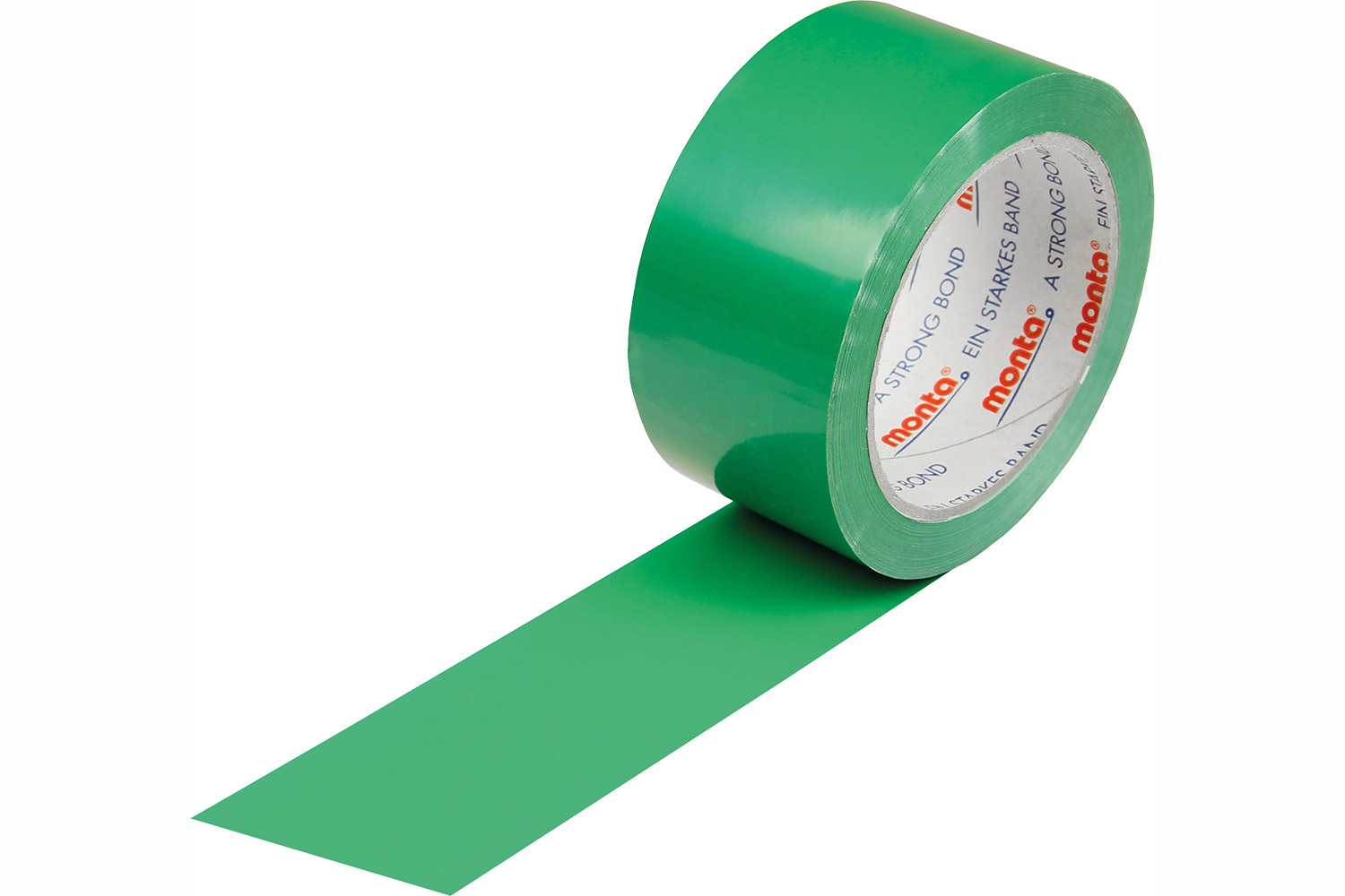 PVC-Klebeband, 50 mm breit x 66 lfm, Stärke 55 µ, grün, monta Coloursmart 150F