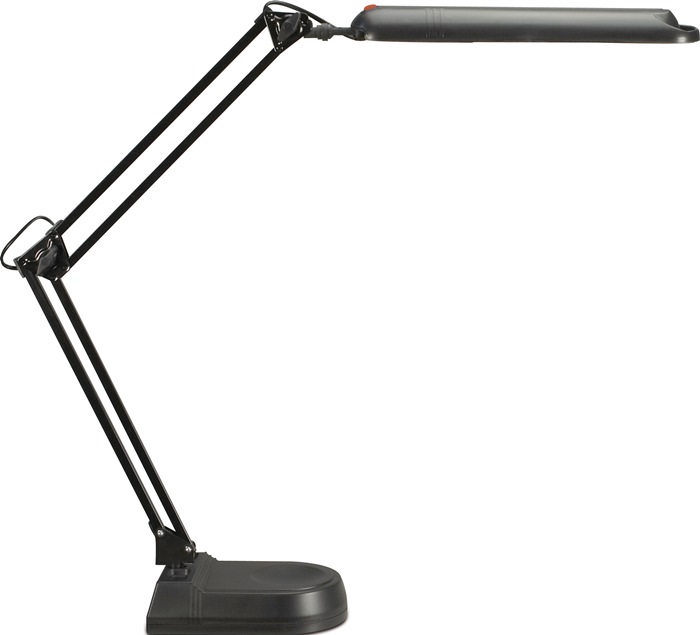 Schreibtischleuchte Metall/Ku.schwarz H.max.410mm Standfuß m.LED