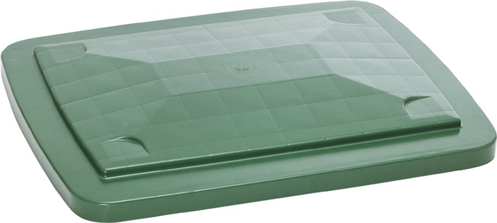 Deckel L790xB605mm grün HD-Polyethylen f.Transportbehälter 210l CRAEMER