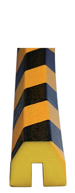 Kantenschutz gelb-schwarz 5000mm PUR-Schaum Typ BB