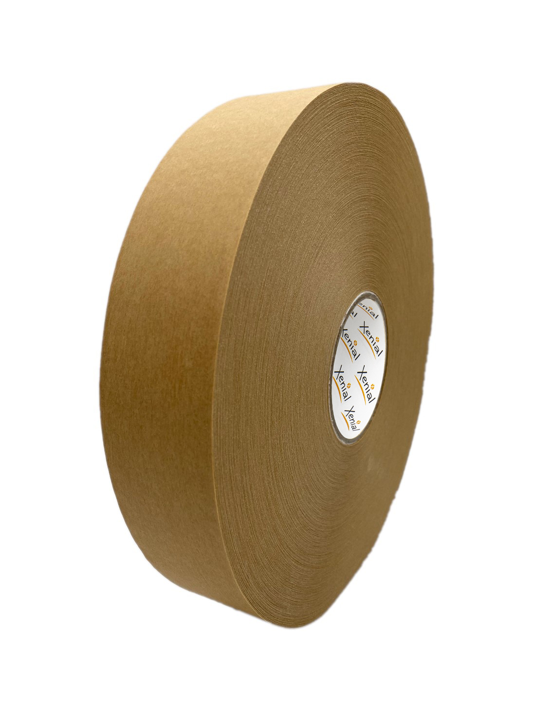 XENIAL Papier-Packband, 50mm breit x 500lfm, 135µ, braun, Naturkautschukkleber