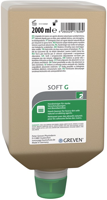 Handreinigung GREVEN® SOFT G 2l rückfettend IVRAXO