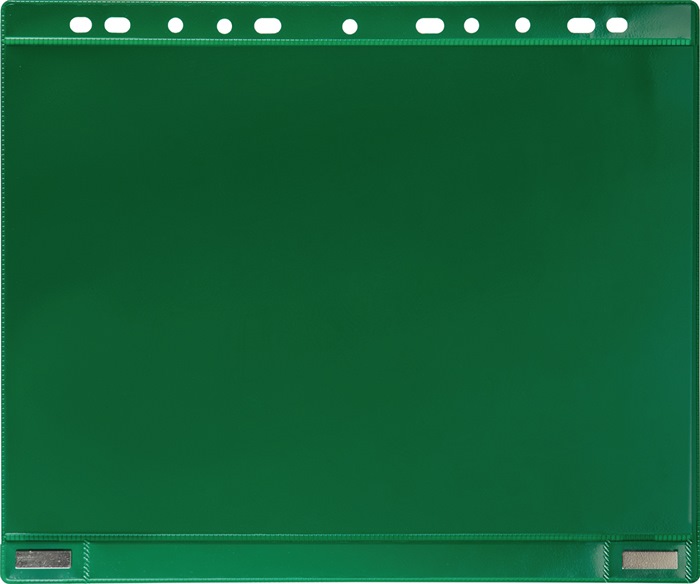 Magnetische Sichttasche B265xH315mm grün f.Format DIN A4 TARIFOLD