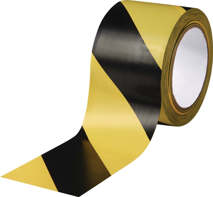 Bodenmarkierungsband Easy Tape PVC schwarz/gelb L.33m B.75mm Rl.ROCOL