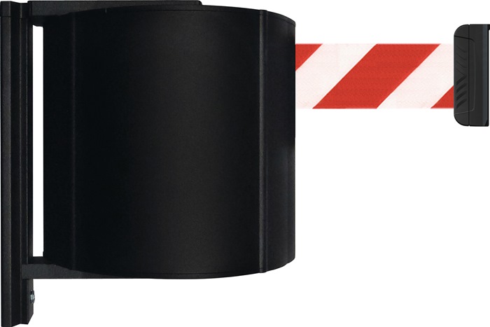 Gurtkassette schwarz f.Gurt-L.12m rot/weiß z.Wm.VIA GUIDE