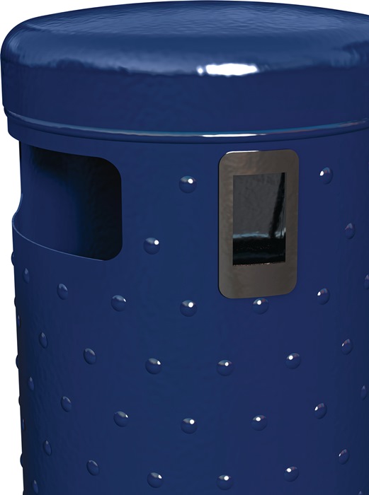 Abfallbehälter H555xT330mm 48,5l anthr.-eisengl.VAR