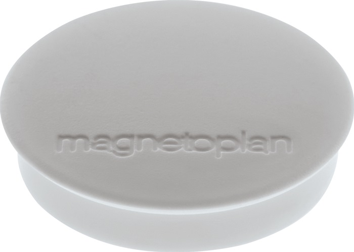 Magnet Basic D.30mm grau MAGNETOPLAN - Inhalt 10 Stück