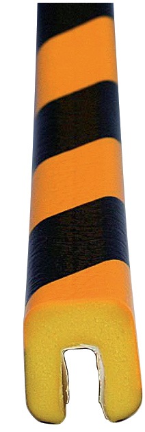 Kantenschutz gelb-schwarz 5000mm PUR-Schaum Typ G