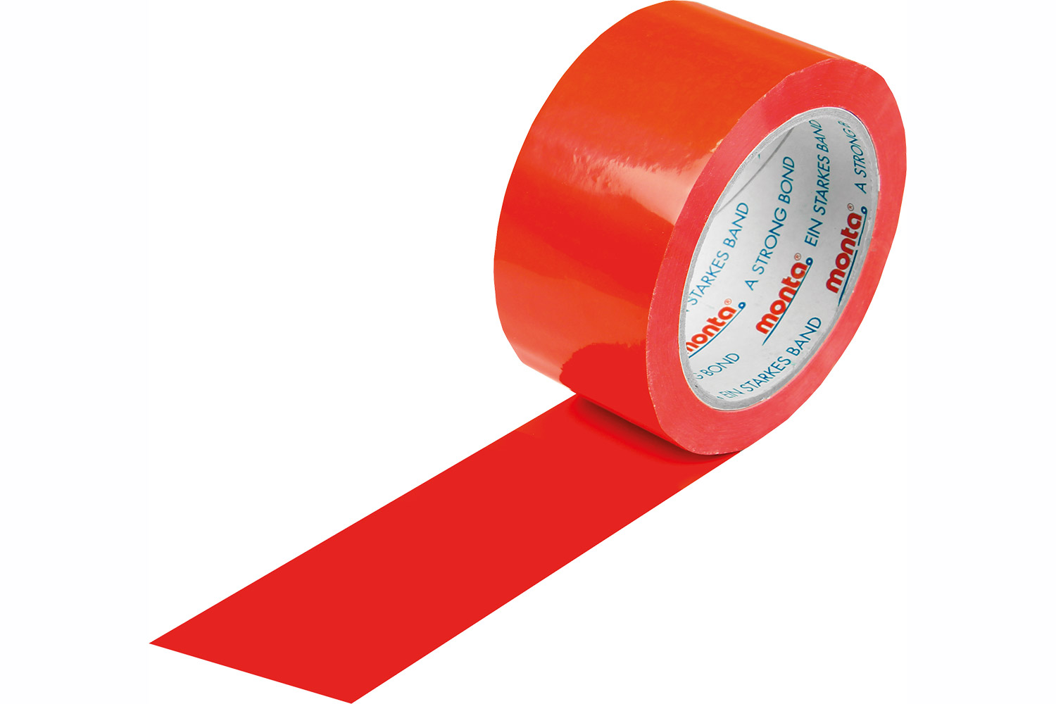 PVC-Klebeband, 50 mm breit x 66 lfm, Stärke 55 µ, rot, monta Coloursmart 150F