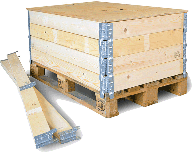 Holzaufsetzrahmen, 1200x800x400, Gewicht: 8,4 kg