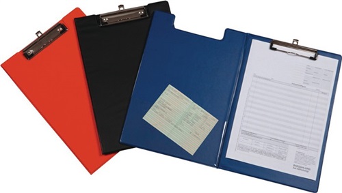 Schreibmappe, Karton mit ausziehbarer Hakenöse, DIN A4, schwarz