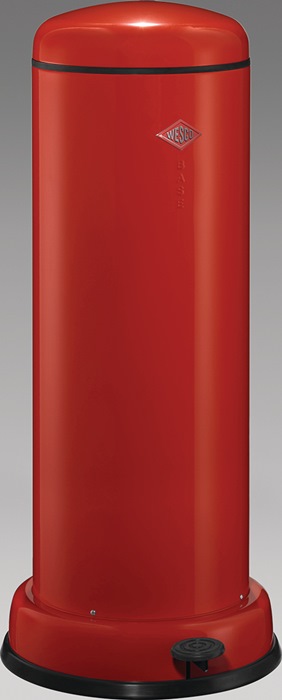 Gaststättentreteimer 30l D362xH800mm Stahlblech,rot Inneneinsatz verz.WESCO
