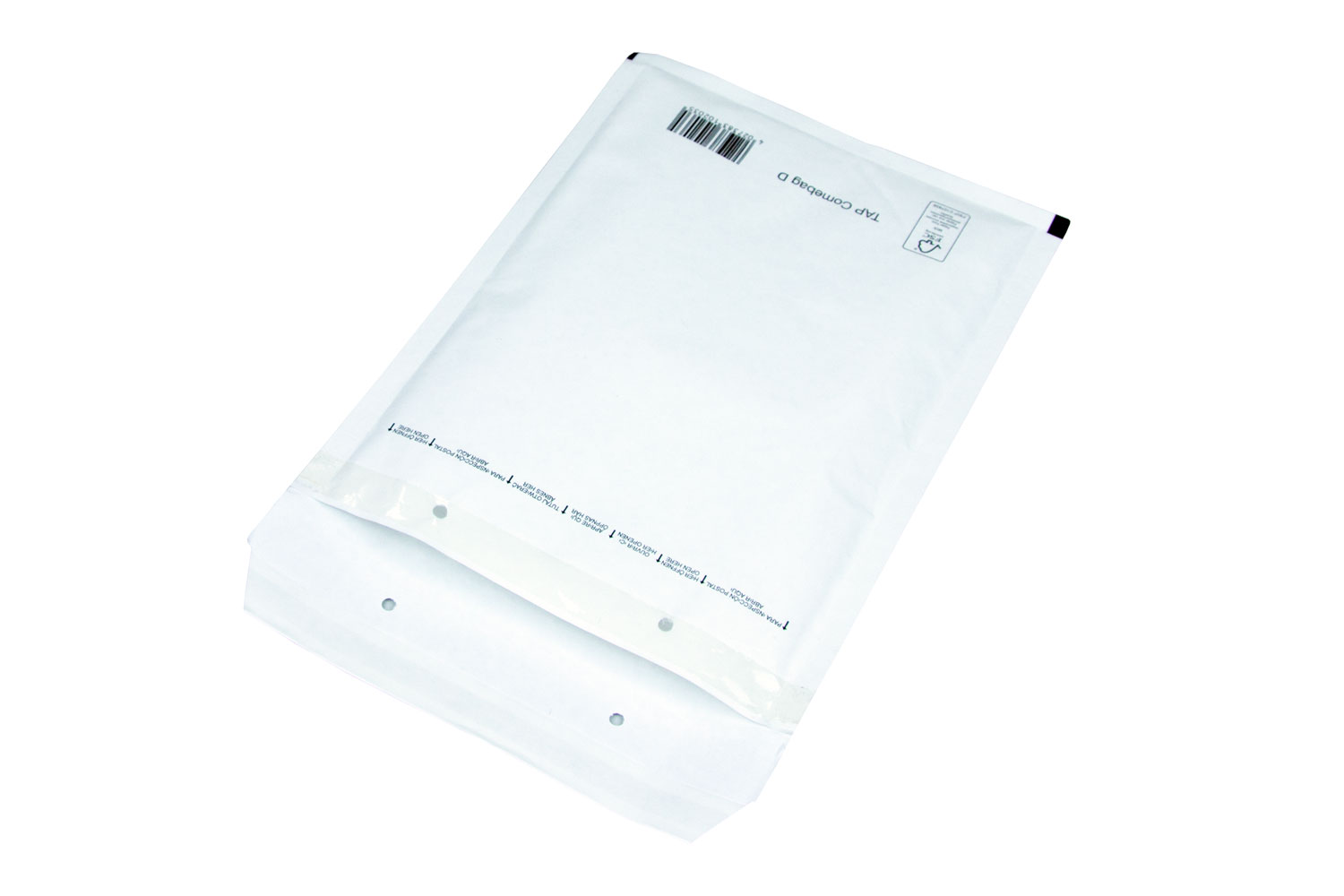 Luftpolster-Versandtasche, 170 x 265mm, weiß, DIN C5, mit Selbstklebeverschluss